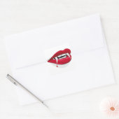 Sticker Carré Crocs de Vampire (Enveloppe)