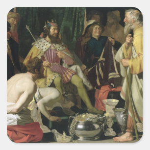 Sticker Carré Croesus et Solon, 1624