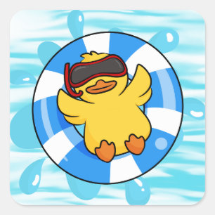 Sticker Carré Croisière pour canards de croisière