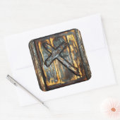 Sticker Carré Croix de l'Apocalypse (Enveloppe)