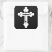 Sticker Carré Croix orthodoxe (Sac)