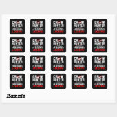 Sticker Carré Crow Hunting Crow Hunter Legend (Feuille)