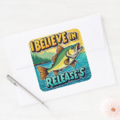 Sticker Carré Croyez aux Merveilles sous la surface ! (Enveloppe)