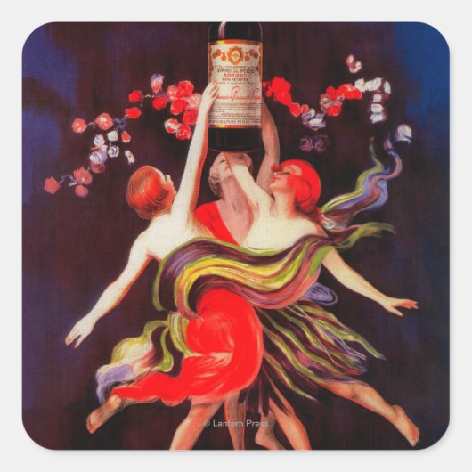 Sticker Carré Cru PosterEurope de Ramos Pinto (Devant)