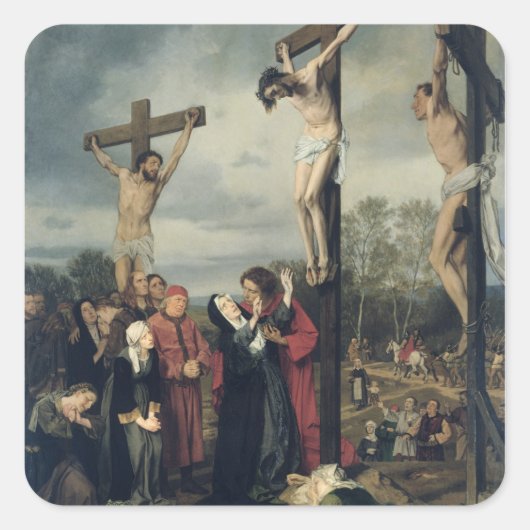 Sticker Carré Crucifixion, 1873 (Devant)