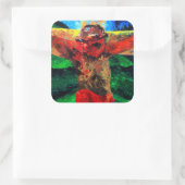 Sticker Carré Crucifixion - il est terminé 2009 (Sac)