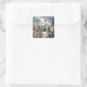 Sticker Carré Crucifixion par Carl Bloch (Sac)