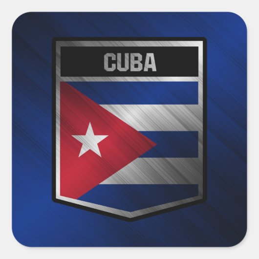 Sticker Carré Cuba (Devant)