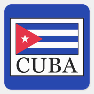 Sticker Carré Cuba