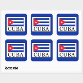 Sticker Carré Cuba (Feuille)