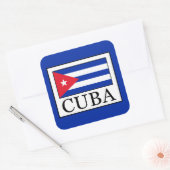 Sticker Carré Cuba (Enveloppe)