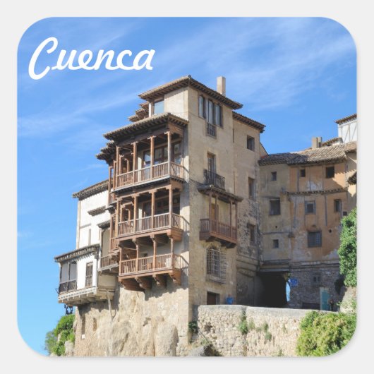 Sticker Carré Cuenca, Espagne (Devant)