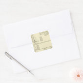 Sticker Carré Cuir (Enveloppe)