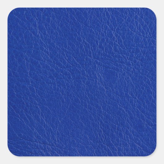 Sticker Carré Cuir bleu (Devant)