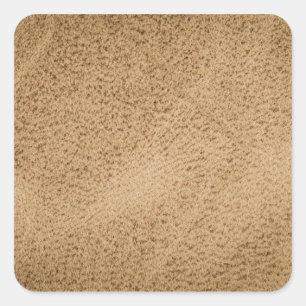 Sticker Carré Cuir Brown