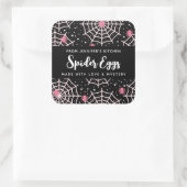 Sticker Carré Cuisine Motif Halloween Cobwebs & Araignées (Sac)