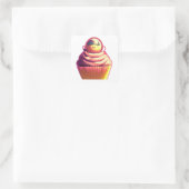 Sticker Carré Cupcake (Sac)
