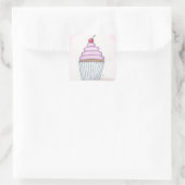 Sticker Carré cupcake (Sac)