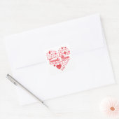 Sticker Carré Cupids Infirmière préférée (Enveloppe)