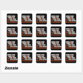 STICKER CARRÉ CURE...MS (Feuille)