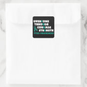 STICKER CARRÉ CURE...PTSD (Sac)