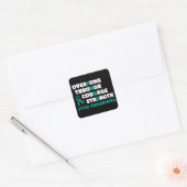 STICKER CARRÉ CURE...PTSD (Enveloppe)