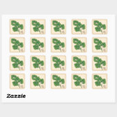 Sticker Carré Curly Parsley (Feuille)