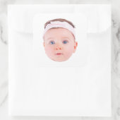 Sticker Carré Custom Face Sticker, Personalized Face Photo Sheet (Sac)