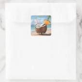 Sticker Carré Custom Location Coco Loco (Sac)