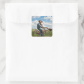 Sticker Carré Custom Photo Personalized   (Sac)