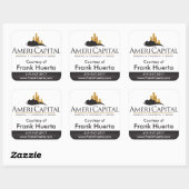 Sticker Carré CUSTOM Real Estate avec l'aimable autorisation de (Feuille)