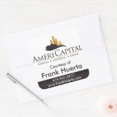 Sticker Carré CUSTOM Real Estate avec l'aimable autorisation de (Enveloppe)