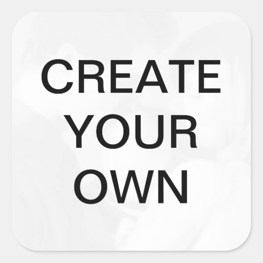 Sticker Carré Customisez votre propre (Devant)