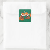 Sticker Carré Cute chat (Sac)