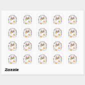 Sticker Carré Cute Chat En Vie Avec Purride Pride Drapeaux (Feuille)