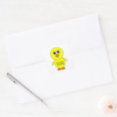Sticker Carré Cute Chick Thunder_Cove (Enveloppe)