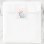 Sticker Carré Cute de Bottle (Sac)
