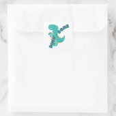 Sticker Carré Cute dino (Sac)