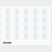 Sticker Carré Cute féministe (Feuille)