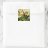 Sticker Carré Cute Gosling (Sac)