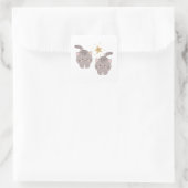 Sticker Carré Cute jumelle (Sac)