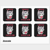 Sticker Carré Cute Kitten - Fascisme Smash (Feuille)