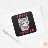 Sticker Carré Cute Kitten - Fascisme Smash (Enveloppe)