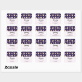 Sticker Carré Cute Kitty Chat Astronauts Motif (Feuille)