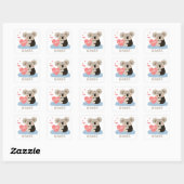 Sticker Carré Cute Koala Cuddles ID386 (Feuille)