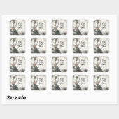 Sticker Carré Cute manga fairy (Feuille)