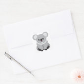 Sticker Carré Cute Ours Koala (Enveloppe)
