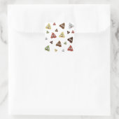 Sticker Carré Cute Poop emoji funny (Sac)