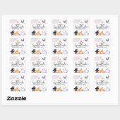 Sticker Carré Cute Spooktacular Anniversaire (Feuille)