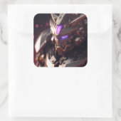 Sticker Carré Cyberpunk Gundam (Sac)